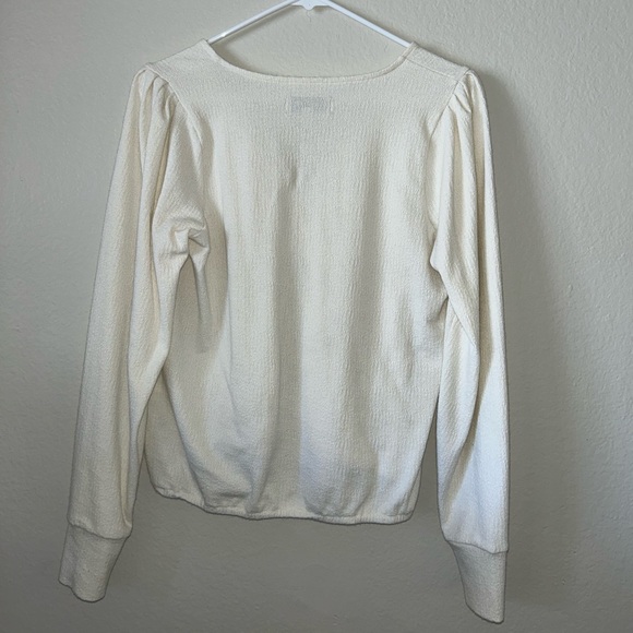 Madewell Texture and Thread long Sleeve Top - Picture 2 of 3